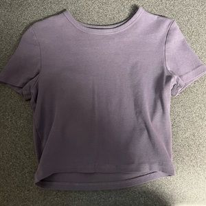 Zara cropped tee